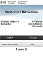 Mobile Screenshot of international.gc.ca
